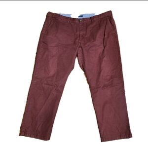 Men's Burgundy Pants